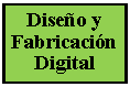 Cuadro de texto: Diseo y Fabricacin Digital 