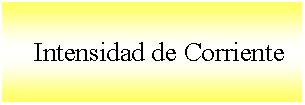 Cuadro de texto:   Intensidad de Corriente