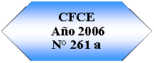 Preparaci�n: CFCE A�o 2006N� 261 a
