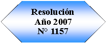Preparaci�n: Resoluci�n A�o 2007N� 1157