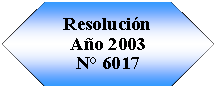 Preparaci�n: Resoluci�n A�o 2003N� 6017