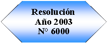 Preparaci�n: Resoluci�n A�o 2003N� 6000
