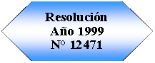 Preparaci�n: Resoluci�n A�o 1999N� 12471