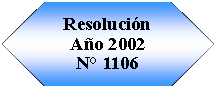 Preparaci�n: Resoluci�n A�o 2002N� 1106