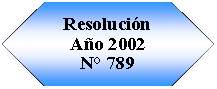 Preparaci�n: Resoluci�n A�o 2002N� 789