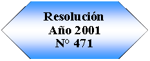 Preparaci�n: Resoluci�n A�o 2001N� 471