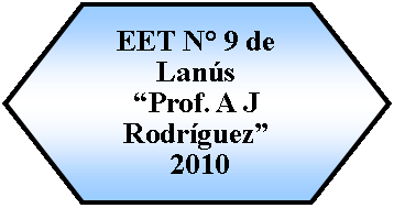 Preparación: EET N° 9 de Lanús “Prof. A J Rodríguez” 2010
