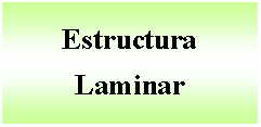 Cuadro de texto: Estructura Laminar