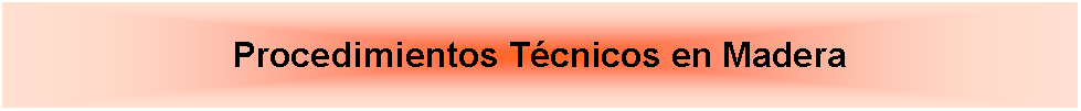 Cuadro de texto: Procedimientos Tcnicos en Madera 